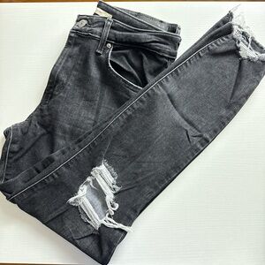 Levi's Black Ripped Skinny Jeans